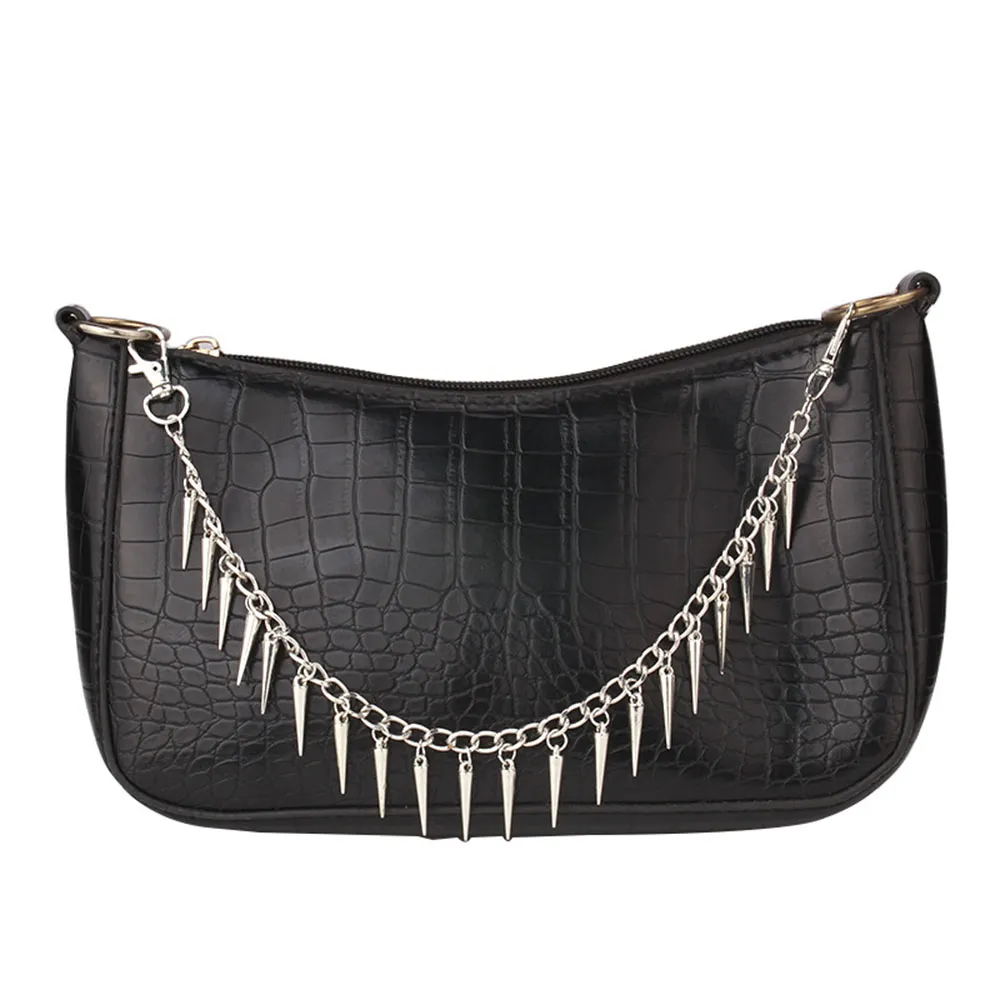 1Pc Metall Für Handtasche Dekorative Exquisite Halloween Skeleton DIY Geldbörse Kette Ersatz Tasche Zubehör_voghion.com