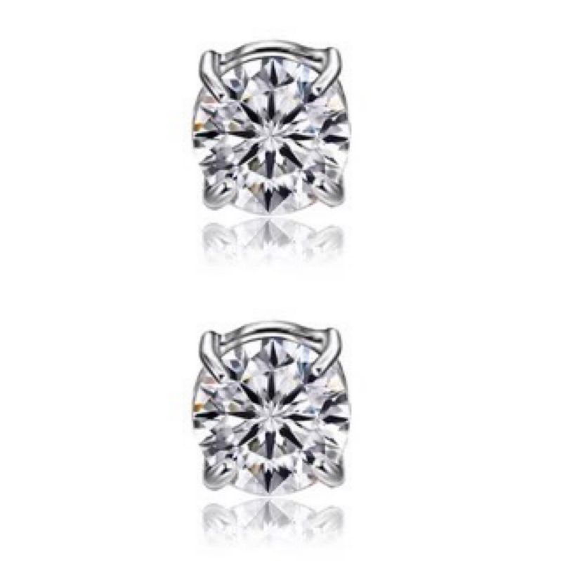 non pierced magnet ear clip magnetic zircon unisex fashion earrings_voghion.com