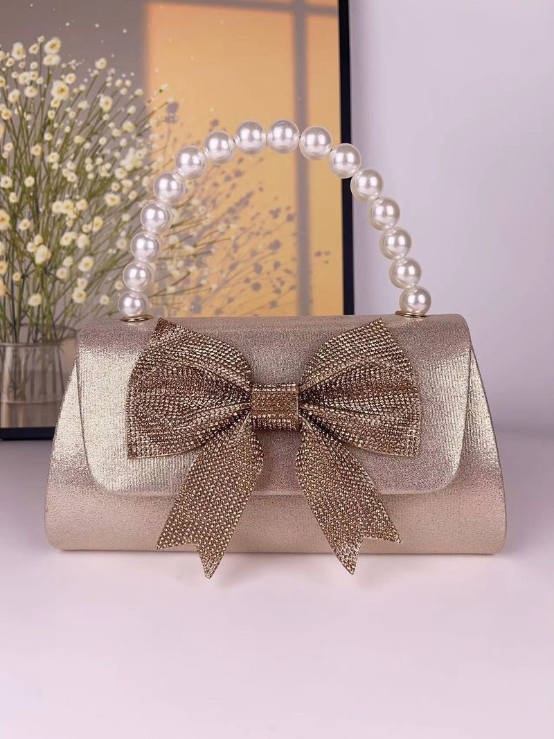 Promi strass bogen kette perle damen handtasche kupplung tasche heißer verkauf neue mode crossbody_voghion.com