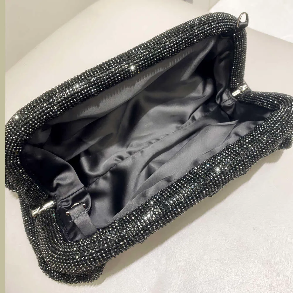 Pochettes de soirée faites à la main avec poignée brillante, nouveaux sacs à main et sacs à main pliables de créateur pour fête de mariage de haute qualité_voghion.com