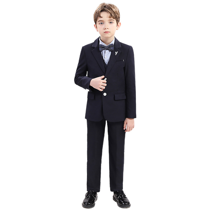Mutter & Kinder Kinder Anzug Kleid Frühjahr neue britische Stil Gentleman Anzug Anzug Junge Klasse Aktivität Host Performance Kostüm_voghion.com