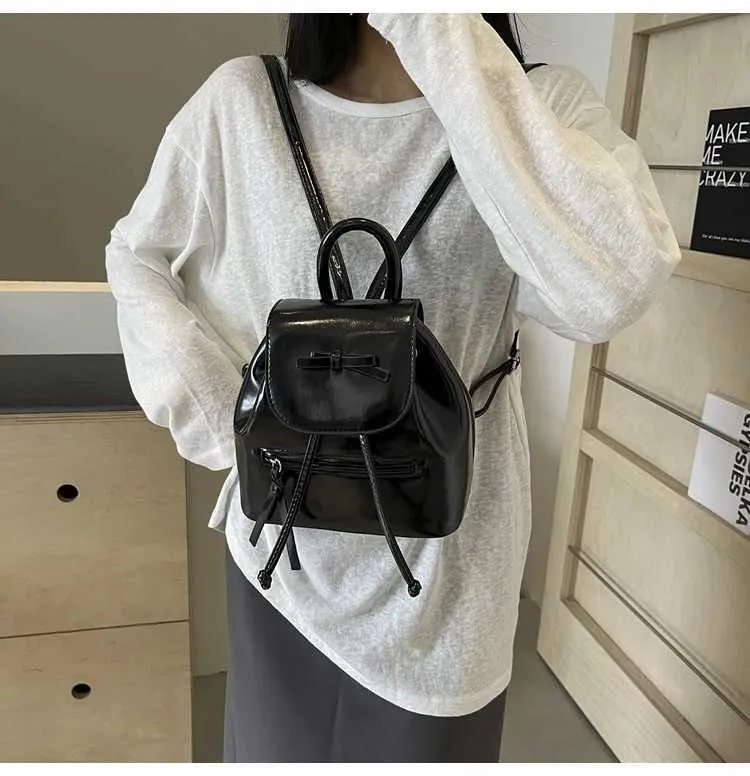 Mini Backpack And Shoulder Bag Set For Women Versatile Leather_voghion.com