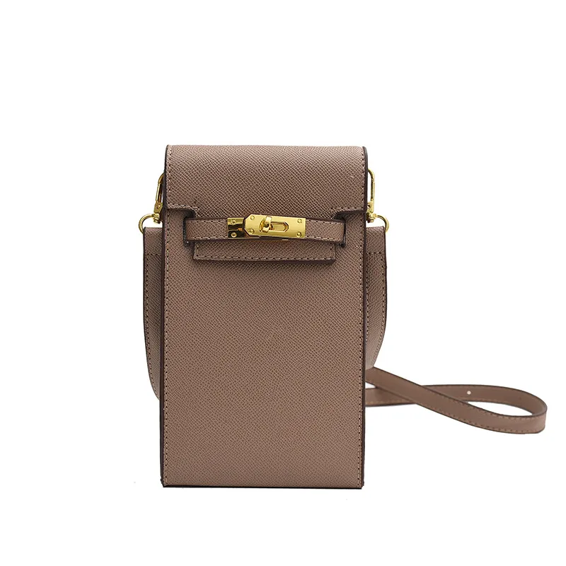 Texture Women's Spring/Summer Trendy And Fashionable Retro Crossbody Versatile One Shoulder Phone Bag_voghion.com