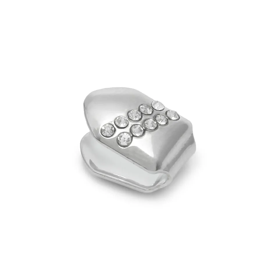 Vergoldeter Hip Hop Einzelzahn Grillz Cap Top Bottom Grill für Halloween Weihnachtsfeier Schmuck_voghion.com