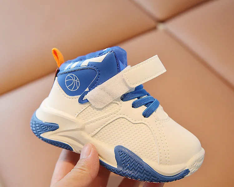 Kids Fashion High-top Sneakers For Boys Girls Sport Running Lightweight Children Casual Toddler Walking Shoes Sizes 21 -_voghion.com