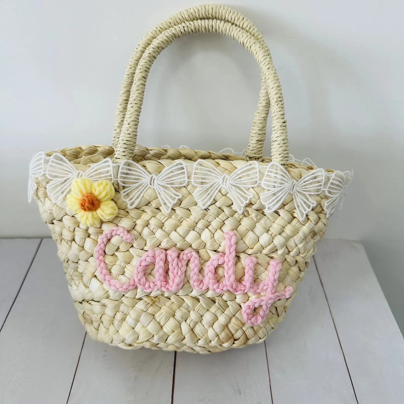 Customized straw bags Personalized WEDDING GUEST GIFT monogrammed bag bridal shower bagscustom beach bagstraw_voghion.com