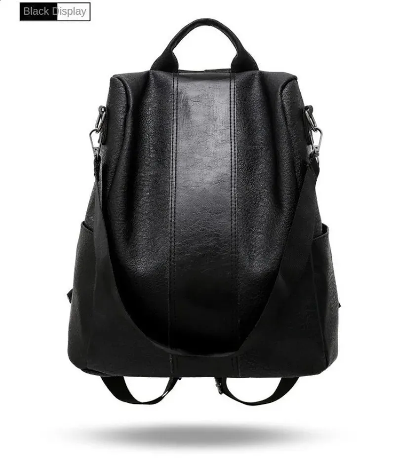 für Damen Große Kapazität Mamatasche Vielseitiger modischer lässiger Rucksack aus weichem Leder 240820_voghion.com
