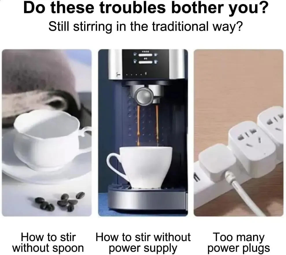 Selbstrührender Kaffeebecher – über USB wiederaufladbar_voghion.com