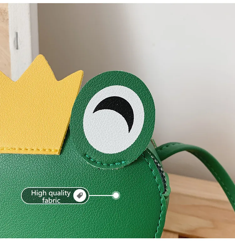Fashion Kids Handbags Newest Korean Girls Mini Princess Purses Cute Frog Shoulder Messenger Bag Children Coins Bags_voghion.com