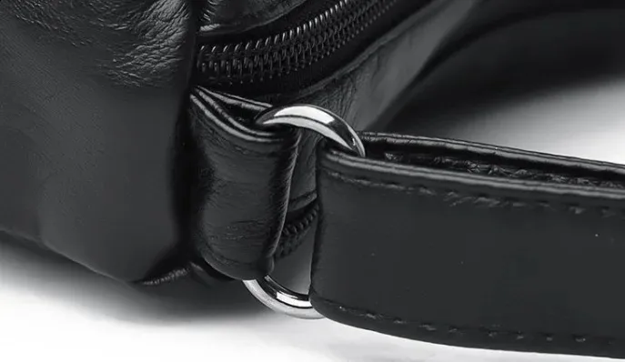 Borsa a tracolla e messenger da donna in morbida pelle grigia_voghion.com