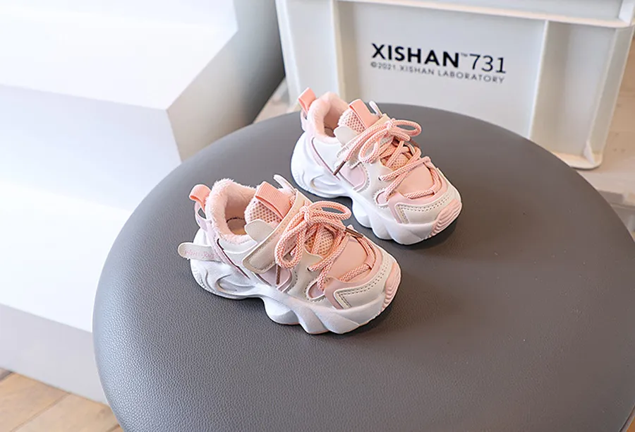 Baby Toddler Winter For Boys Girls Warm Little Kids Enfant Casual Sneakers Non-slip Happysteps Children Sport Shoes_desvips.com