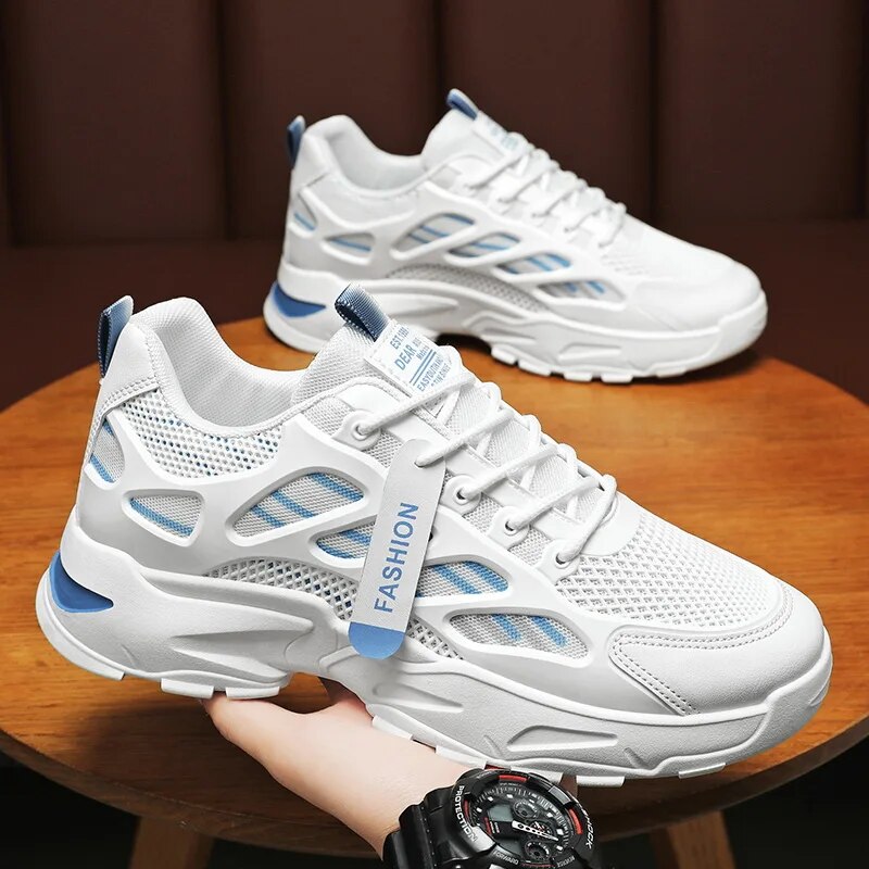Men's Sneakers 2024 New Breathable Casual For Men High Quality Leather Designer Platform Shoes Zapatillas De Hombre_voghion.com