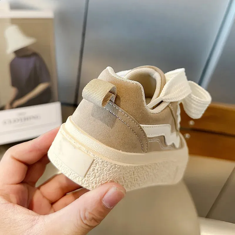 Childrens round toes comfortable and fashionable anti slip sports childrens soft soled casual edition shoes 240912_voghion.com