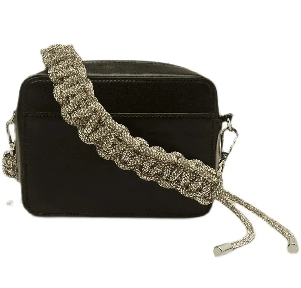 Dikke Rhie Crystal Chain Bag Toepassen op Vrouwentassen Handgemaakte Pasta Geweven Dia Handtassen Schouderband Accessoires 240725_voghion.com