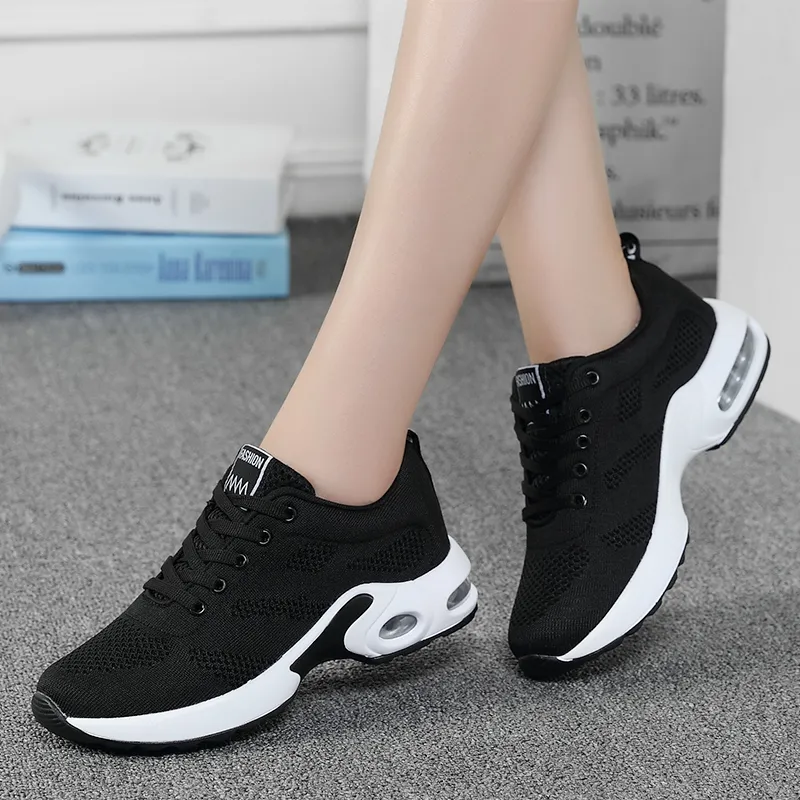 Trainers Ladies Casual Mesh Sneakers Pink Women Flat Lightweight Soft Breathable Footwear Basket Running Shoes Plus Size_voghion.com