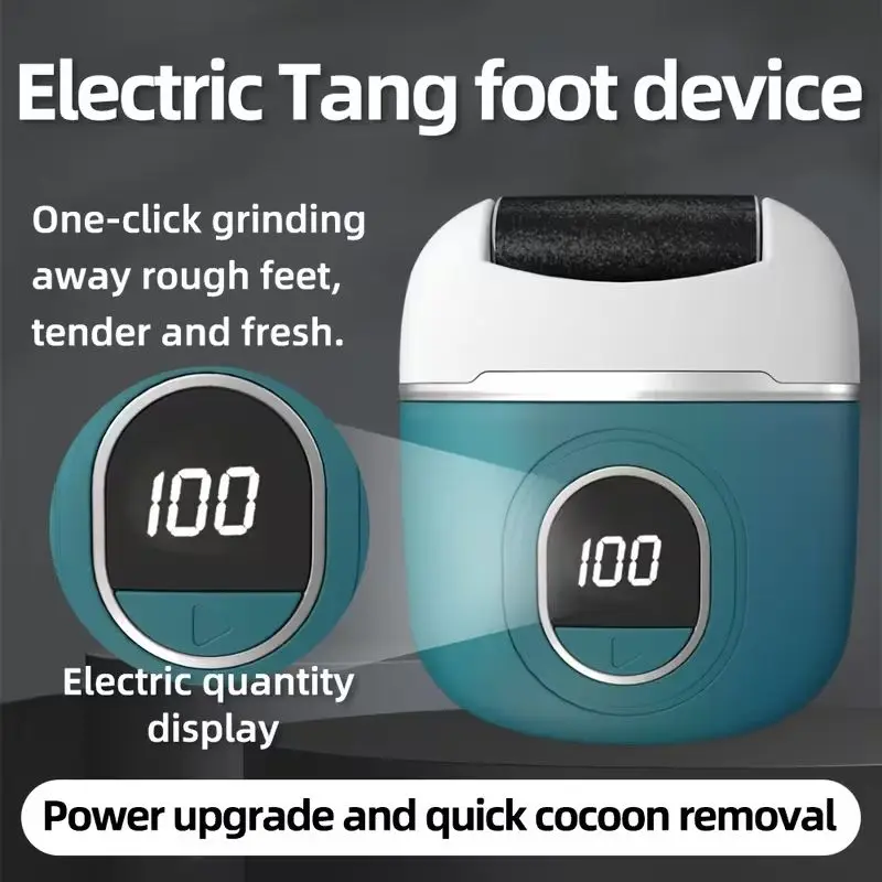 Râpe électrique pour pieds avec têtes de rechange douces_voghion.com