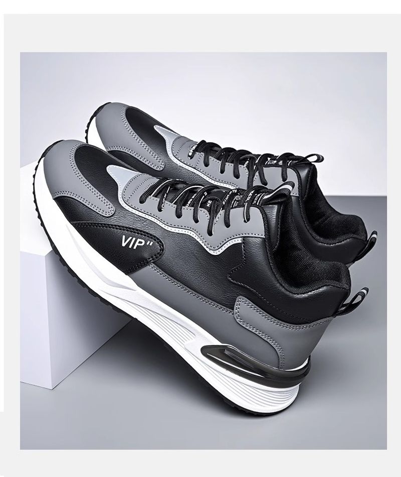 Tide Summer Board Explosion Leather High-top Hundred Sports Waterproof Non-slip Men's Shoes_voghion.com
