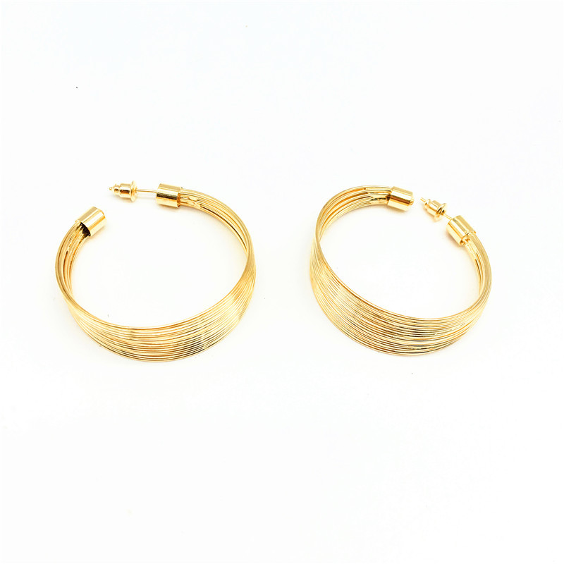 Set di collane da sposa punk gotiche, collare multifilo in lega, collana in quattro pezzi_voghion.com