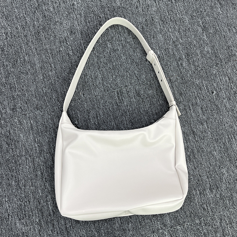 Corea del Sur Color sólido 2024 nuevo bolso de viaje para el aula de un hombro de gran capacidad de cara suave, bolso cruzado único_voghion.com
