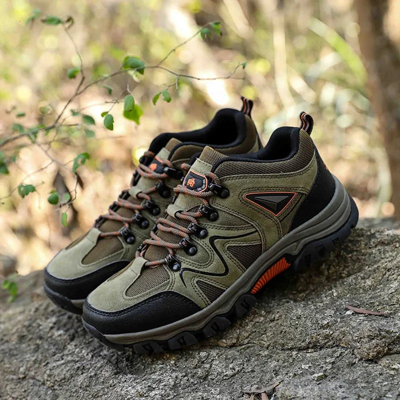 Herren Wanderschuhe Rutschfest Warm Outdoor Trekkingschuhe_voghion.com