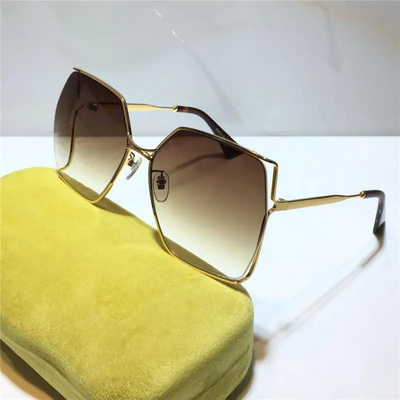 Okulary przeciwsłoneczne damskie klasyczne męskie okulary przeciwsłoneczne Summer Pilot oryginalne okulary Fashion 0817S metalowa oprawka Top_voghion.com