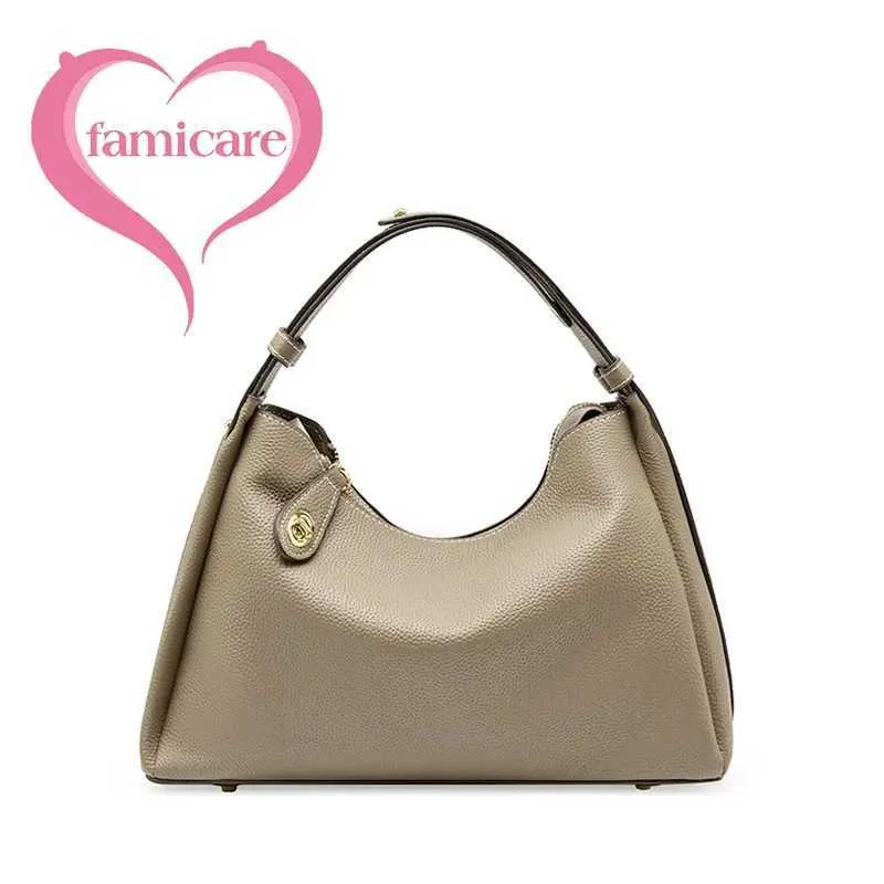 Famicare Borsa da donna in vera pelle di vacchetta Piccola borsa da donna a tracolla Borsa da pranzo con design geometrico Borsa a tracolla Messenger_voghion.com