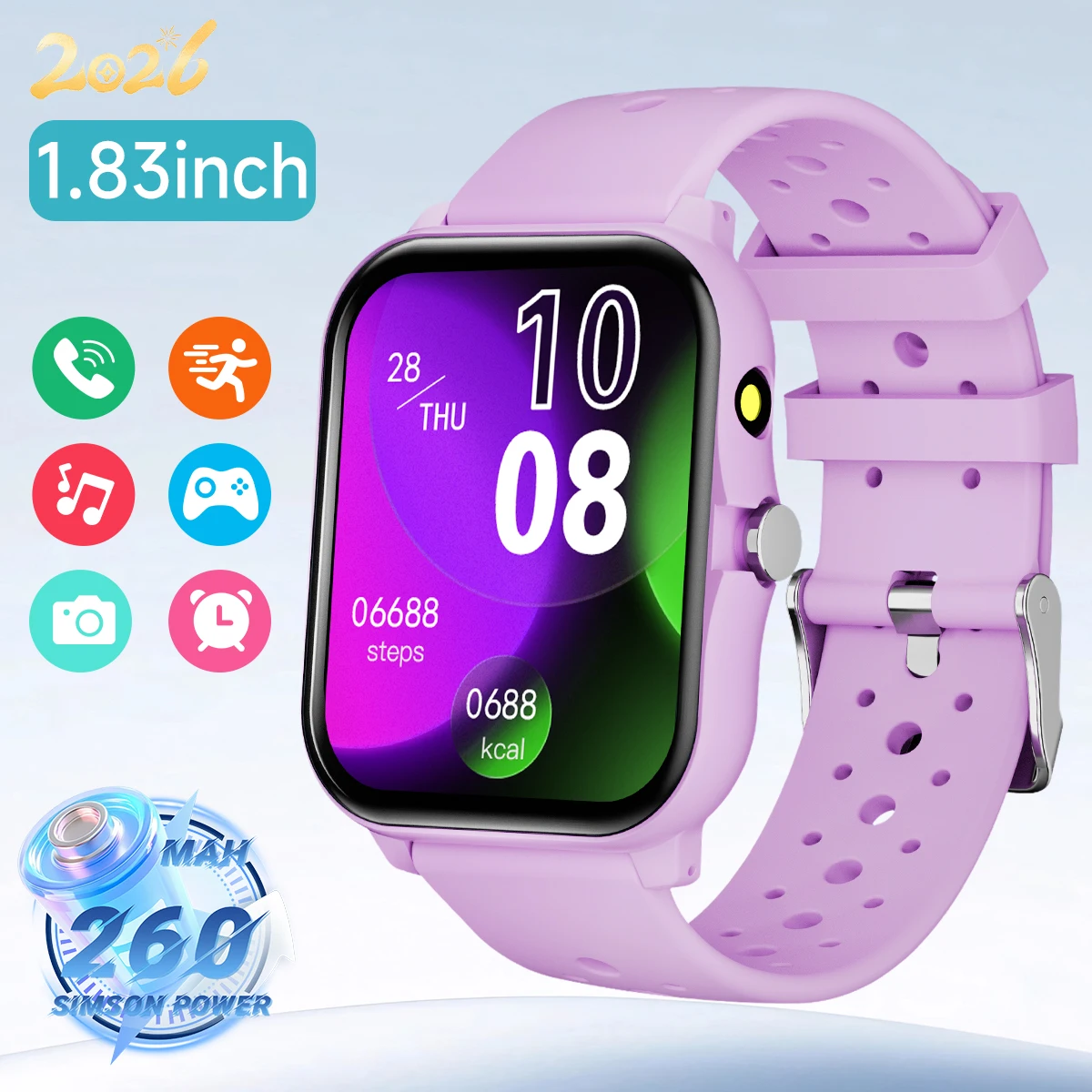 Smartwatch Mit Bluetooth-anruffunktion Und Fitness-tracker_voghion.com
