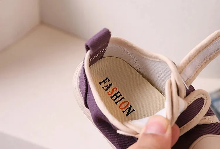 2024 New Kids Canvas for Girls Boys Soft Sole School Sneakers Child Toddler Casual Sports Shoes Baby Walkers 240912_desvips.com