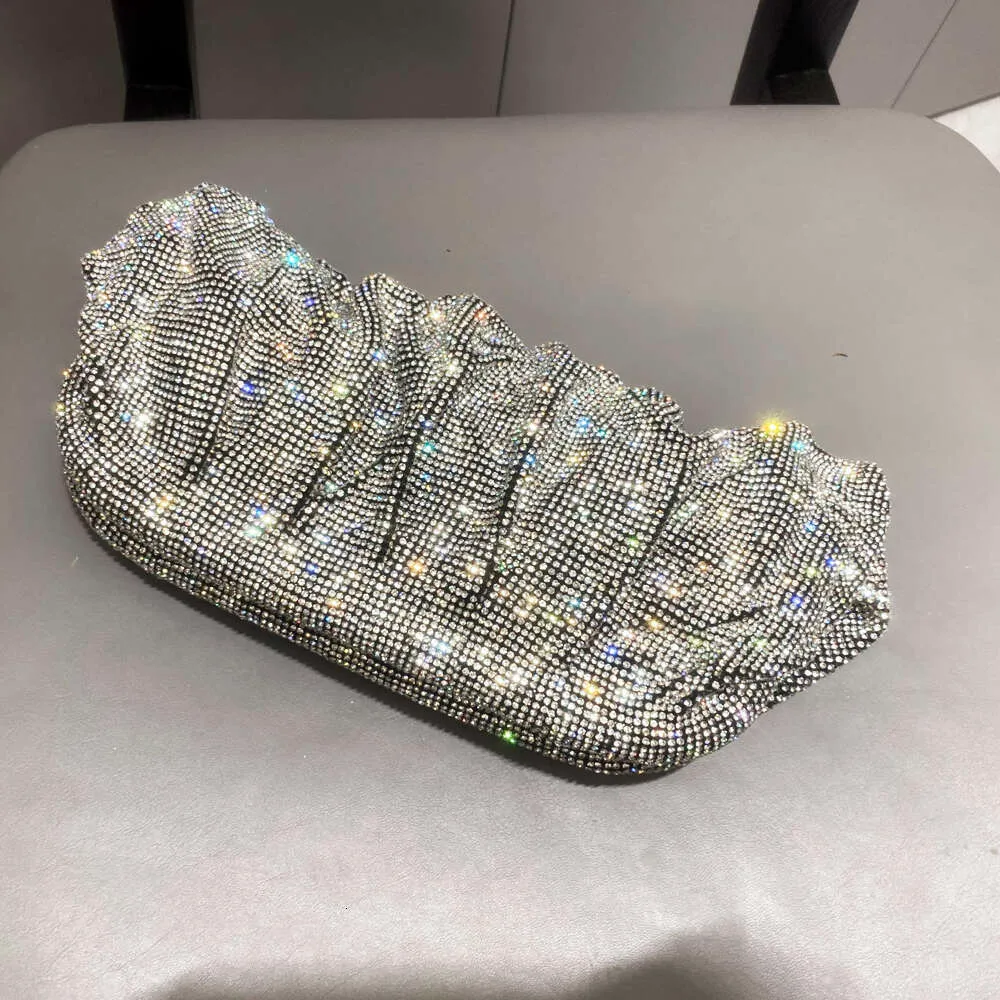 Pochettes de soirée faites à la main avec poignée brillante, nouveaux sacs à main et sacs à main pliables de créateur pour fête de mariage de haute qualité_voghion.com