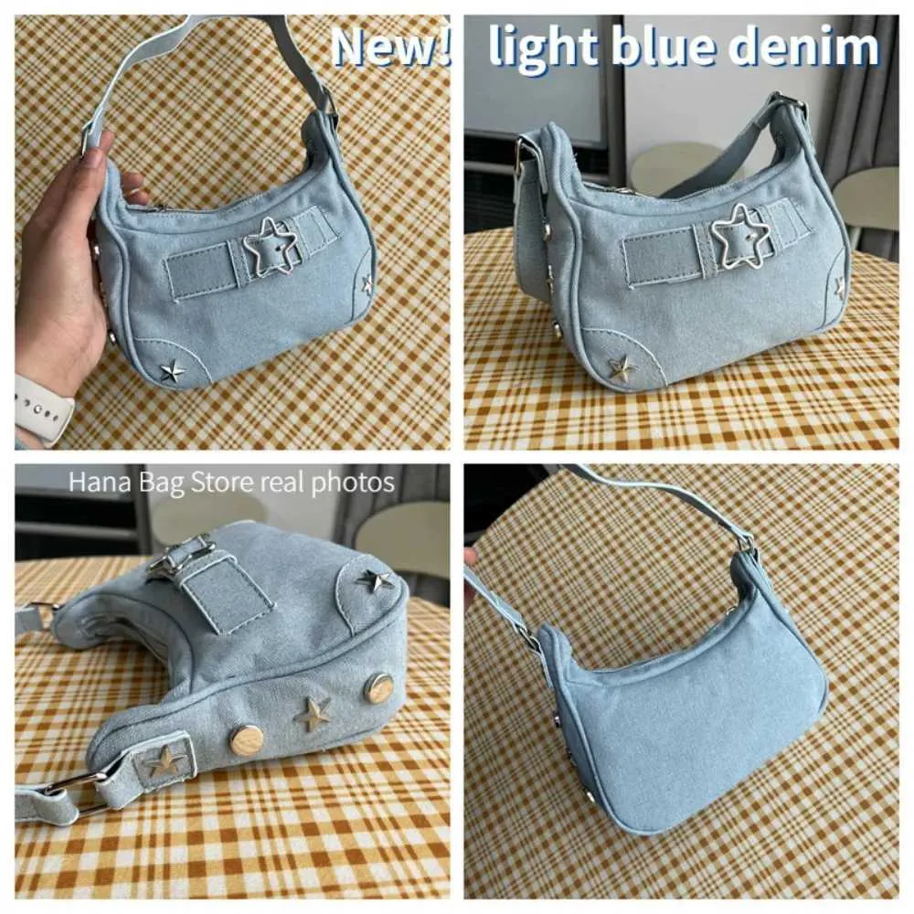 Borsa da designer retrò in pelle PU alla moda da donna pochette a tracolla portafoglio ascellare borsa a stella Y241115_voghion.com