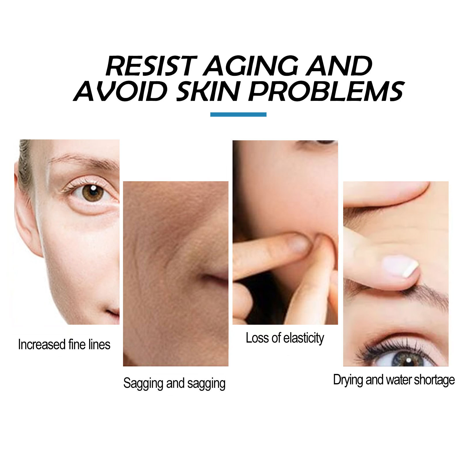 Jayswing Ansiktsbehandling för att försvaga fina linjer stramar upp ansiktshuden, återfuktar, motverkar rynkor och gör essensen ljusare_voghion.com