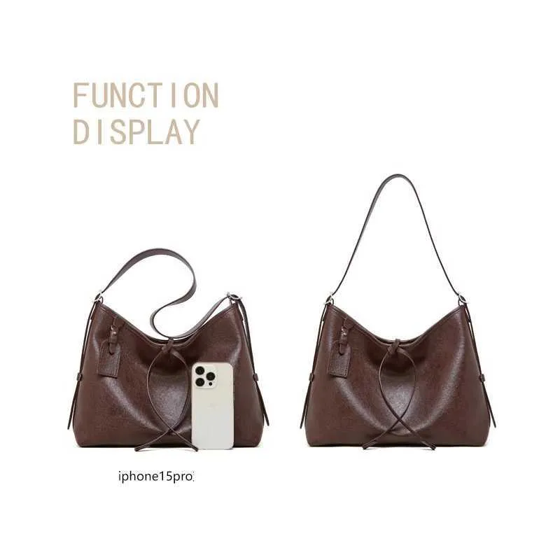 Toptrends Vintage Vera Pelle Grande Sottobraccio Borse a Tracolla per Donna 2024 Designer Semplice Donna Tote Hobo Signore_voghion.com