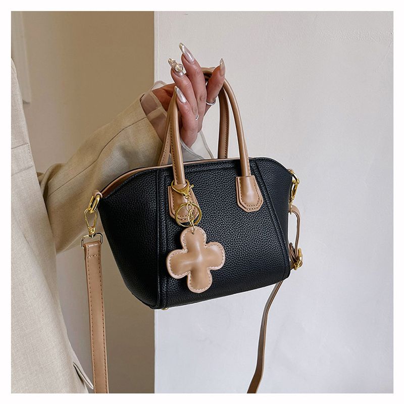 Handtaschen Kontrastfarbe Schulter Messenger Bag Damen Strukturierte Abendtasche Trendy Fashion Unterarmtasche_voghion.com