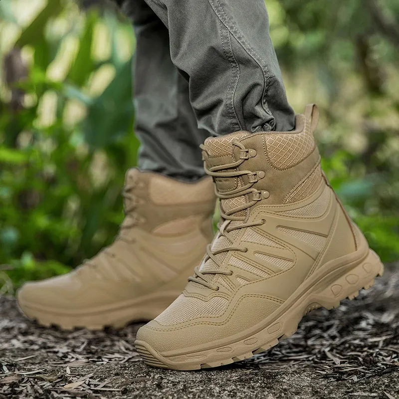 Tactical Hiking Boots For Men Waterproof Camouflage Safety Shoes_voghion.com