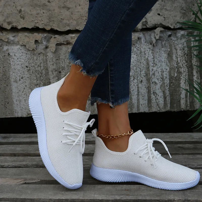 Women's Breathable Walking Shoes Non-slip Comfortable Trainers_voghion.com