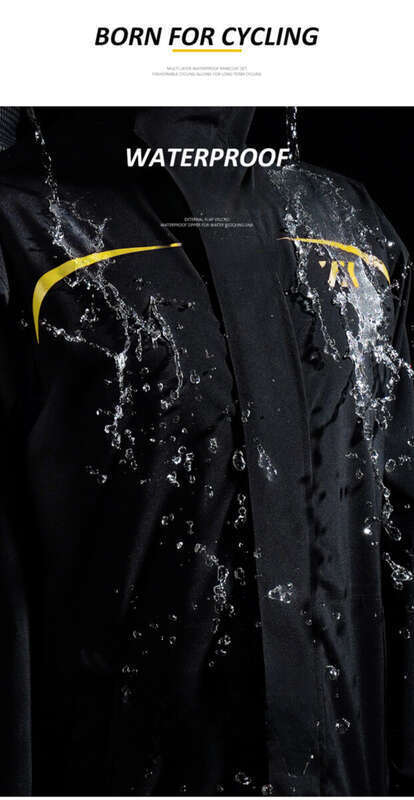Raincoat Riding Set Motorcycle Split Type Raincoat Rain Pants Anti Riot Reflective Long Fishing Men's Thick Women's_voghion.com