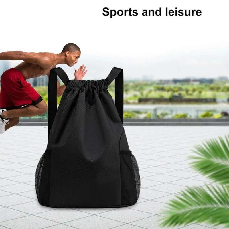 Fiess Travel kültéri sport húzózsinóros hátizsák nagy kapacitású edzőterem úszás strand kosárlabda táska_voghion.com