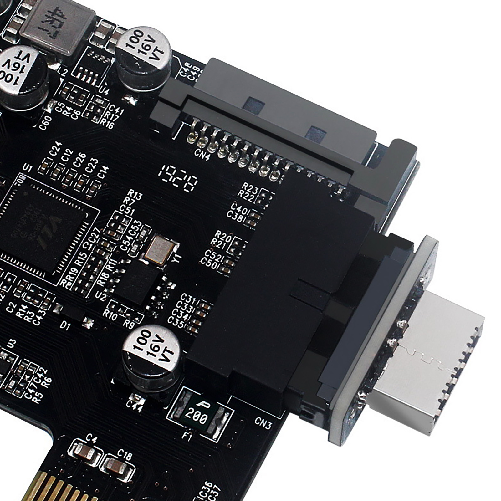 Zaglavlje matične ploče Jednostavna instalacija Brzo uključivanje USB3.0 19/20 Pin na Type-E prednji unutarnji konektor za stolno računalo_voghion.com