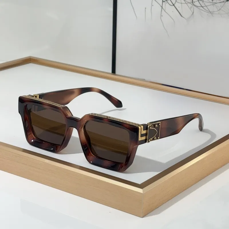 Millonario gafas de sol gafas de sol mujeres M96006WN Hardware pulido artesanía moda brillante oro anti-ultravioleta placa retro_voghion.com