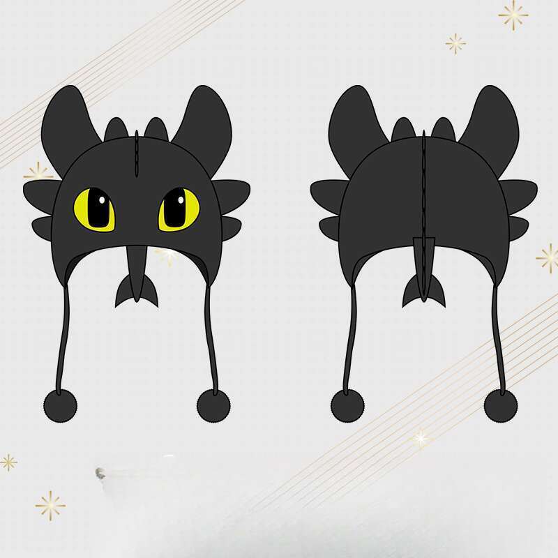 Anime Around The Beast Meow Meow Cute Plush Warm Hundred Tie Ear Protection Cap_voghion.com