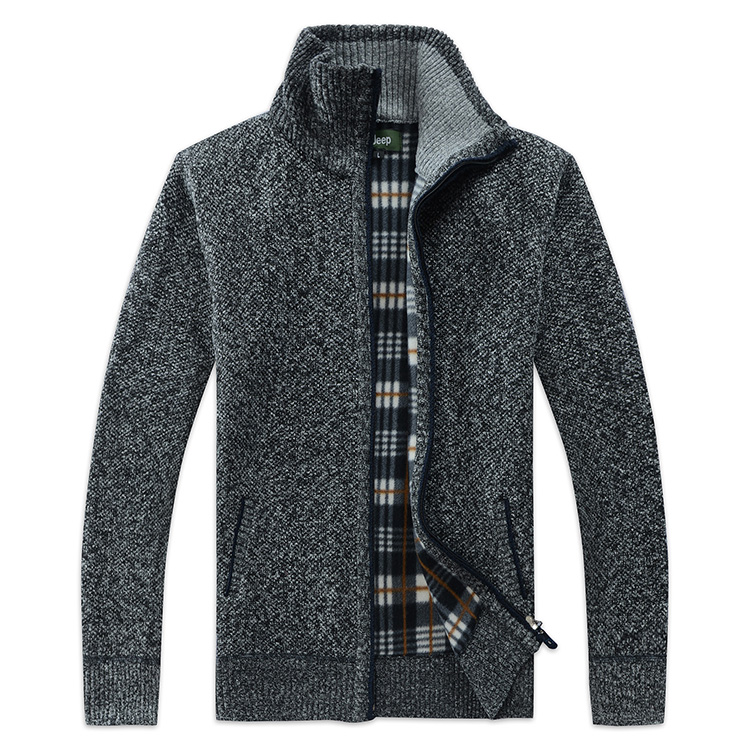 2023 Strickjacke Oberbekleidung für Männer Herbst trendige dünne Pulloverjacke Herrenpulloverjacke_voghion.com