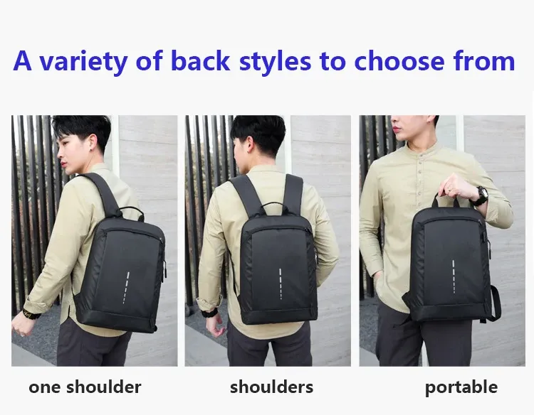 Waterproof Ultra Lightweight Back For Men Backpacks Book Bag Men's Stylish 15.6 Notebook Backpack_voghion.com