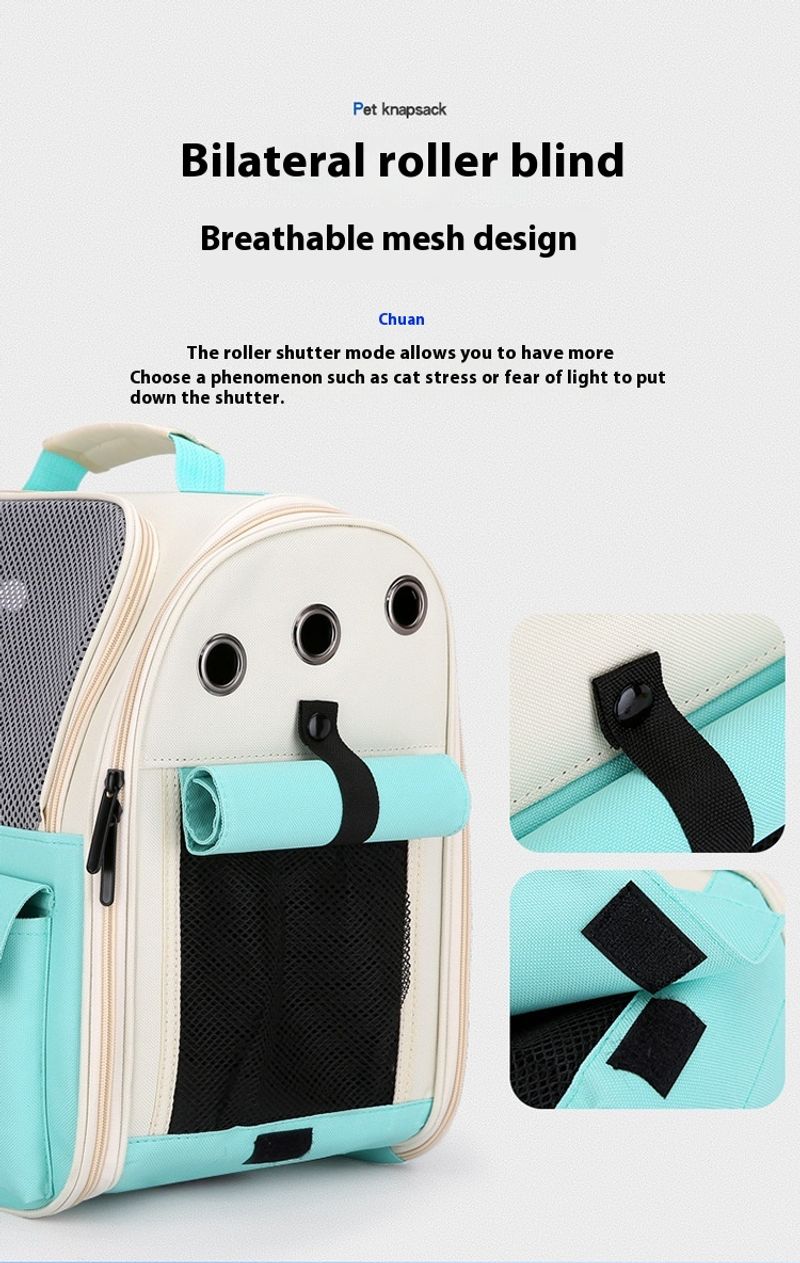 Weltraumtasche, tragbare Katzentasche, Weltrauabine, Hand-Haustiertasche, Hund, atmungsaktiv, Heimtierbedarf_voghion.com