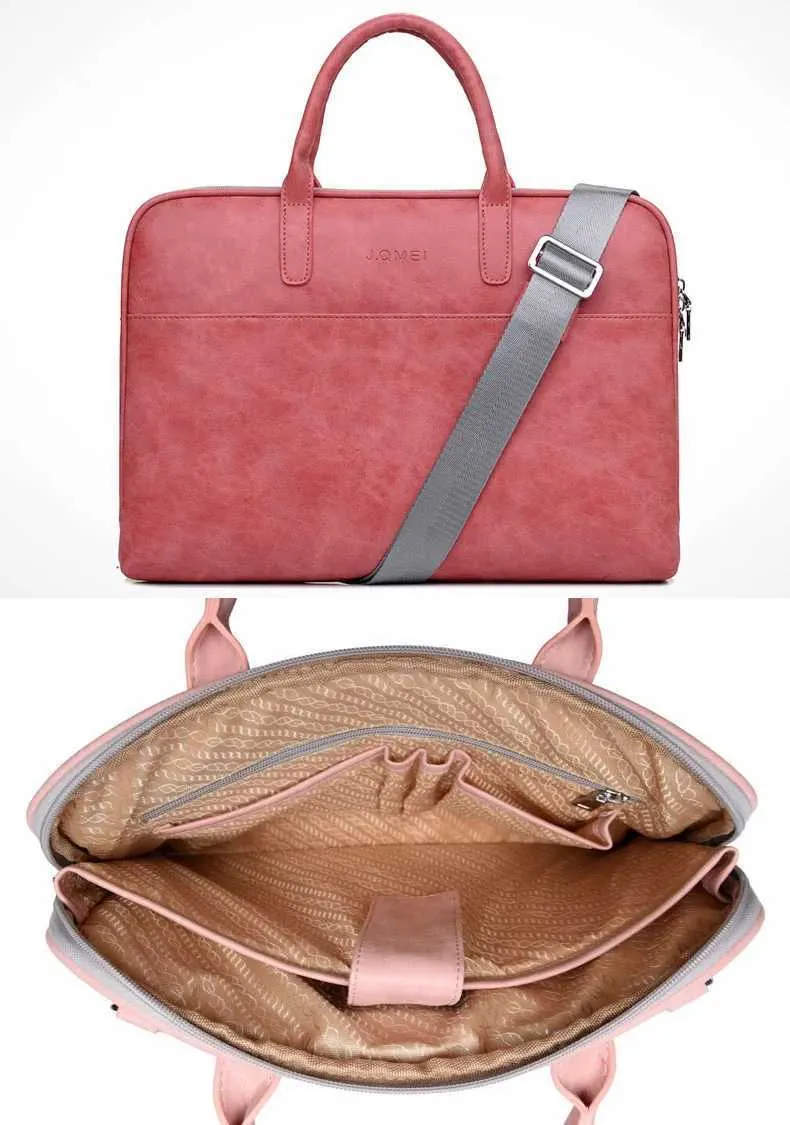 Retro PU 13 13,3 14 15 15,6 17 17,3-tolline sülearvuti sülearvuti tahvelarvuti kott kotid ümbris Messenger õlavarrukas meestele ja naistele_voghion.com