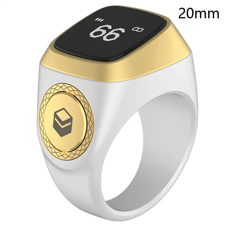 Smart Tasbih Tally Counter Ring pentru musulmani Zikr Digital Tasbeeh 5 Prayer Time 240730_voghion.com