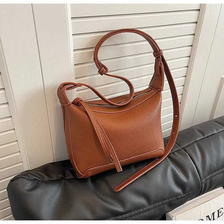 Borsa a tracolla in pelle PU alla moda da donna, borsa a tracolla in pelle solida, borsa a tracolla casual da donna, versatile, in argento_voghion.com