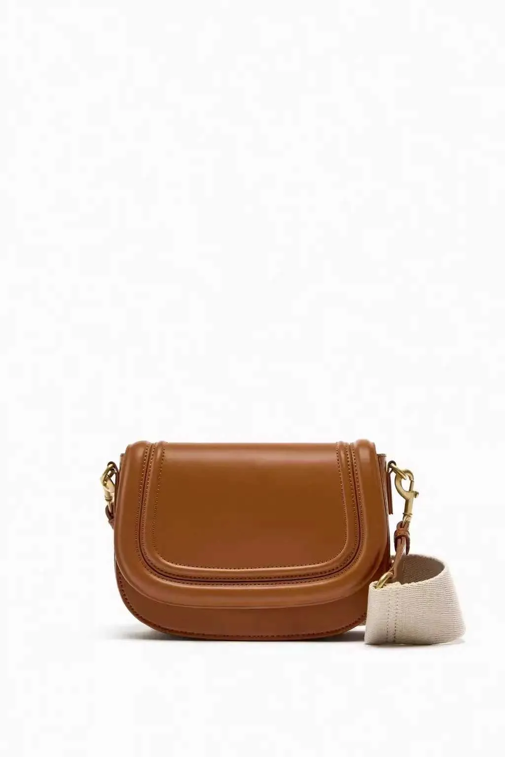 2024 Neue Umhängetaschen für Damen aus Pu-Leder mit stilvollem, breitem Riemen, modische Schultertaschen in Volltonfarbe, UnterarmtaschenC241216_voghion.com