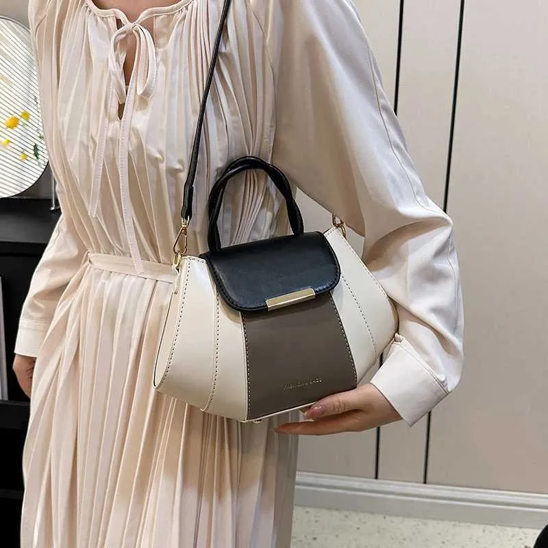 High Quality Soft Leather Handbag Women Purses Female Designer Patchwork Ladies Shoulder Crossbody Bag Sac A Main_voghion.com