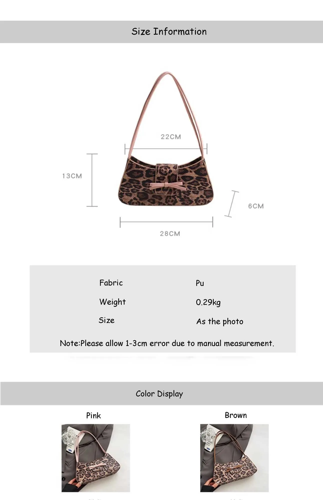 Vintage Leopard Print Shoulder Bag For Women Soft Pu Leather Handbag_voghion.com