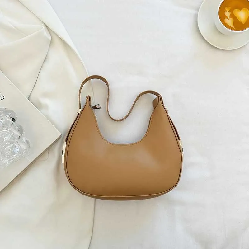Borsa a tracolla semplice da donna in pelle PU con tracolla alla moda Y241115_voghion.com